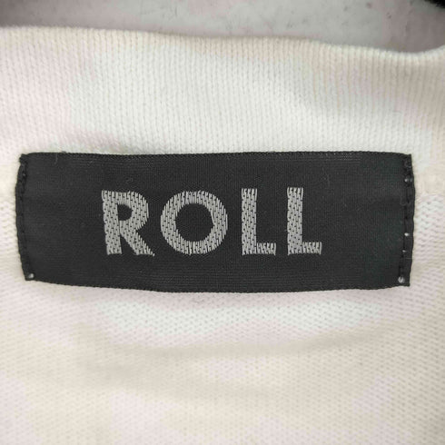 ロール ROLL エルボーパッチ ヘンリーネック カットソー メンズ